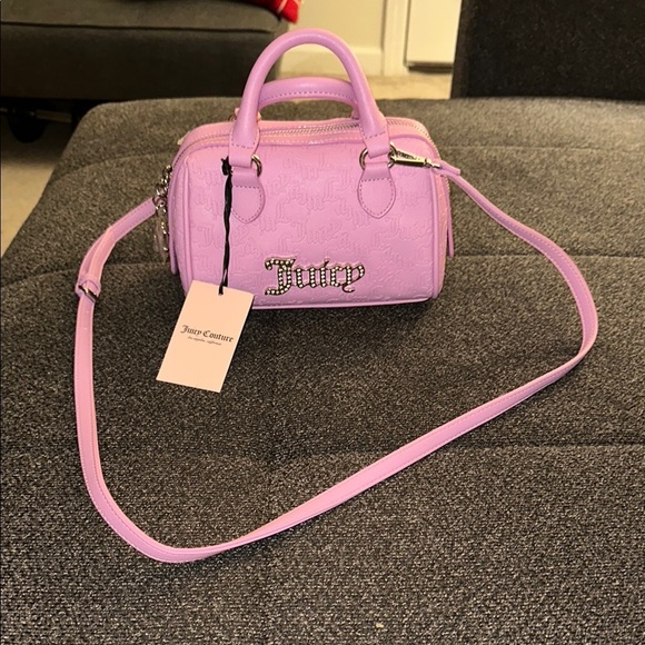 Juicy Couture Fondant Pink Semi Charmed Satchel Bag - Picture 2 of 14
